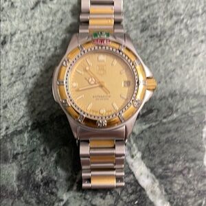 TAG Heuer Two-Tone Watch - Gold and Silver